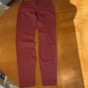 Lululemon Athletica pink Leggings